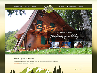 Alpinka alpinka chalet krvavec mountain lodge slovenia website