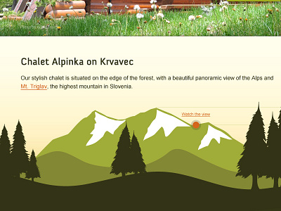 Alpinka Illustration alpinka chalet illustration krvavec mountain lodge position slovenia website