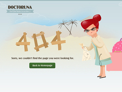 404 doctor not found 404 appointment desert doctor error female illustration not found uae website