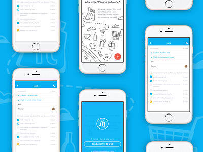 StorkIt Screens app delivery groceries ios iphone mobile shopping store storkit