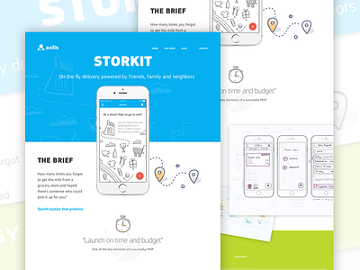 StorkIt Case Study android app case study delivery groceries ios mobile shopping store storkit website