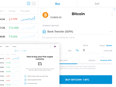 Sell Cryptocurrency blockchain buy cryptocurrency dashboard exchange sell trade