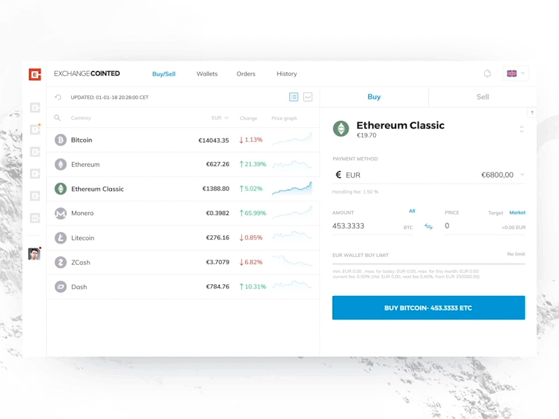 Cryptocurrency Exchange