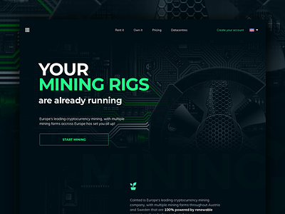 Mining Rigs blockchain cloud mining cryptocurrency hardware mining hashpower mining website