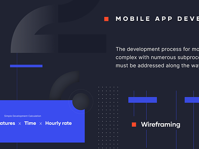 Process app cost design development infographic mobile
