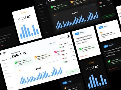 #concepts - Ozno Bank - Cards bank cards design fintech minimal product product design ui user experience user interface userinterface ux web