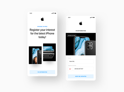 #concepts - iPhone 12 Interest Registration app apple application design interest interface iphone minimal mobile product product design register ui user experience user interface userinterface ux