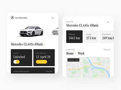 #concepts - Mercedes App for Apple Watch app apple applewatch car design interface mercedes minimal product product design ui user experience user interface userinterface ux watch
