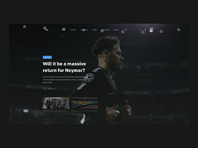 Sports News Landing Page