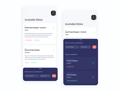 Job Finder Mobile Concept