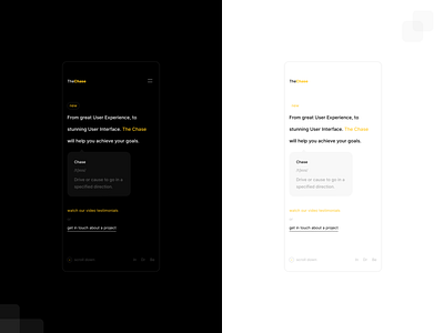 UX Agency Mobile Screens Dark & Light