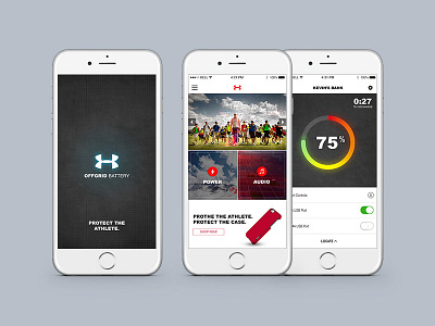 Under Armour app design interaction design mobile app ui user experience user interface