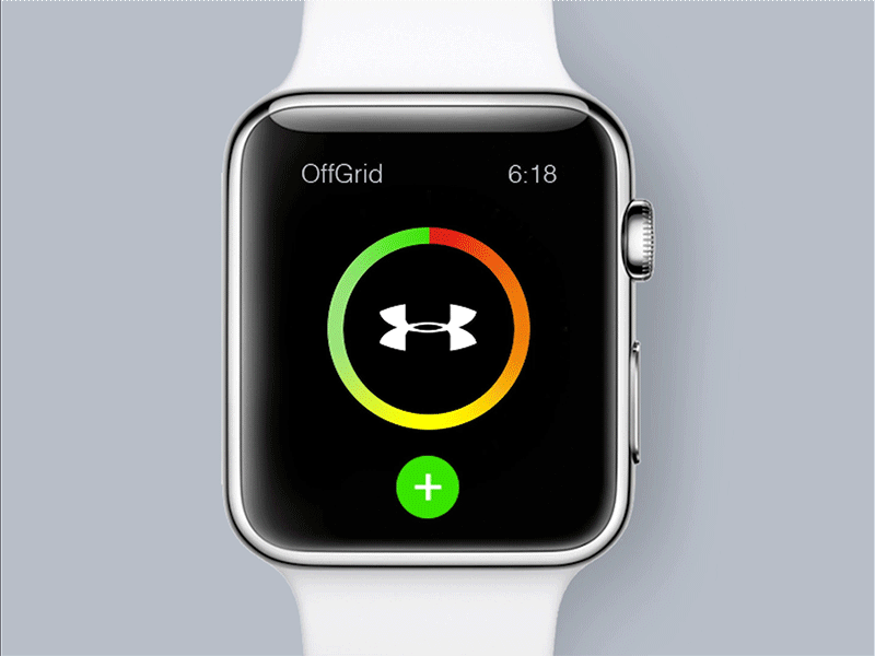 Under Armour animation interaction design ui under armour user experience watch wearable