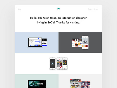 Portfolio graphic design interaction design minimal portfolio ui user experience user interface web design website