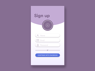 Sign-up play! concept daily ui daily100 dailyui sign up