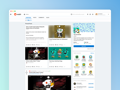 Download Reddit Designs Themes Templates And Downloadable Graphic Elements On Dribbble PSD Mockup Templates