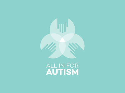All In For Autism Logo autism logo non profit