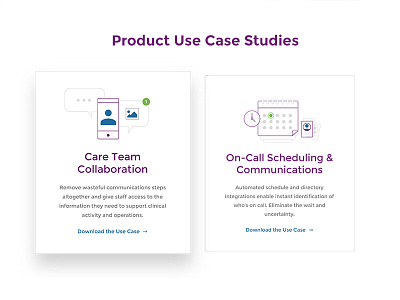 Use Cases health icons telehealth ui use case tiles website