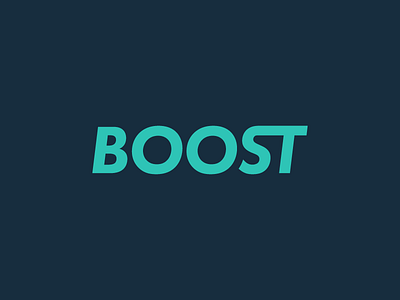 Boost boost ligature logo