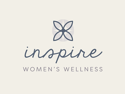 Inspire Wellness Logo health logo script wellness women