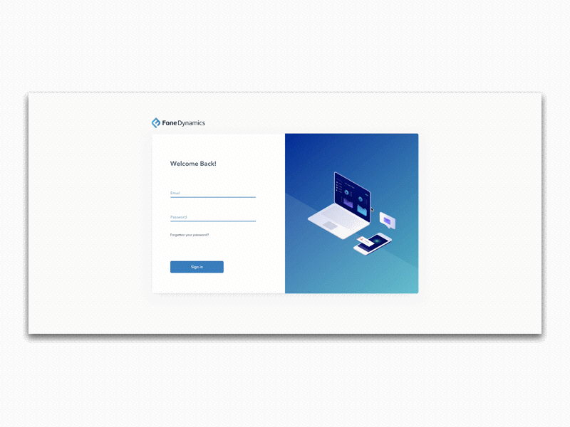 Platform Redesign account animation crm dashboard gradient illustration isometric login platform saas software