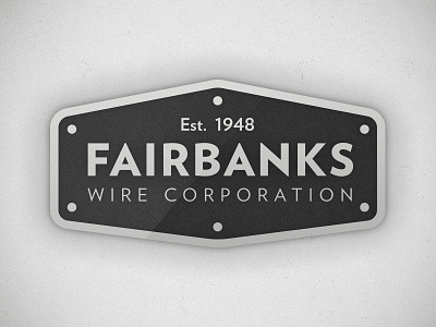 Fairbanks Wire Corporation Logo badge fairbanks wire corporation logo