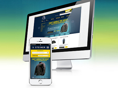 Steiner - Home page concept homepage industrial business landing page splash page steiner ui uidesign web design