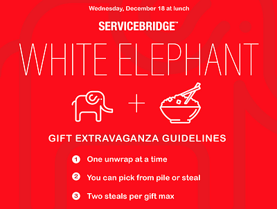 white elephant invitation invitation red white white elephant