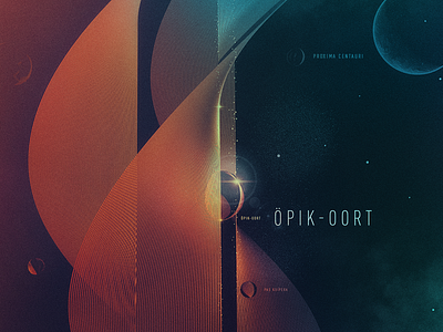 Opik Oort 3d abstract c4d cgi cinema4d illustration render