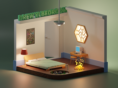 Drew's bedroom