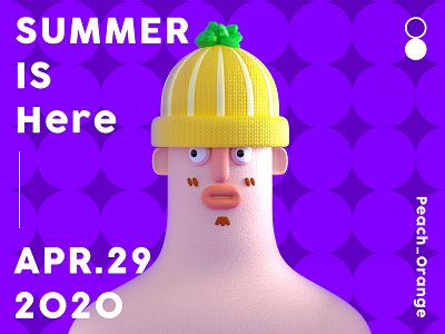 #C4D# Summer Is Here 2020!!! Coming on~ animation branding c4d design illustration