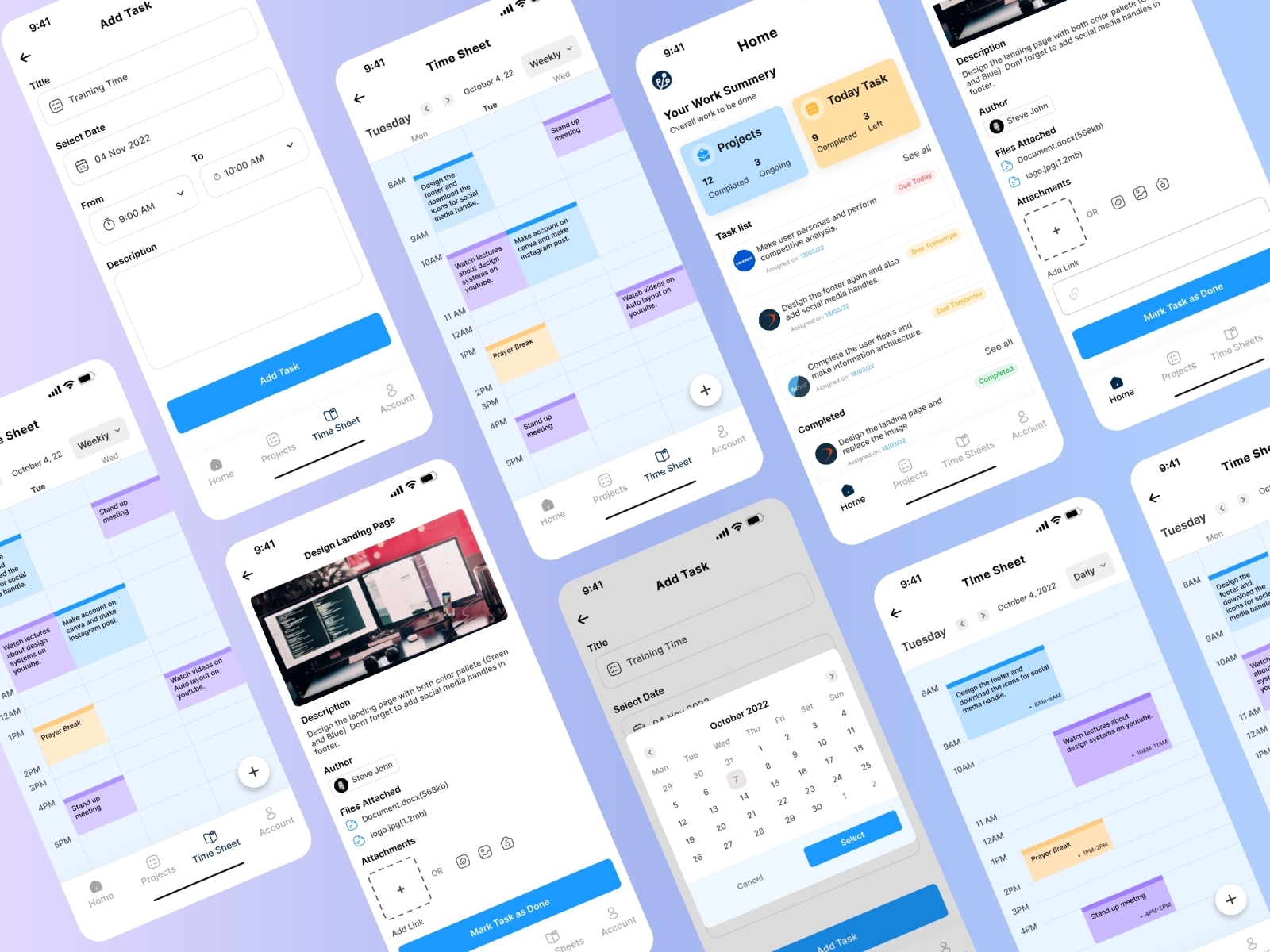 Task Managing App Concept by Farukh Ahmad on Dribbble