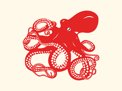 Little Sucker illustration octopus vector