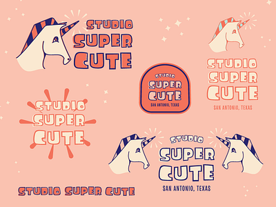 StudioSuperCute charms cute horse icon logo pink polymer clay super cute unicorn