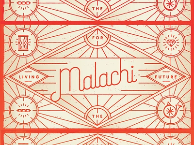 Malachi Sermon Series future icon illustration legacy malachi script sermon sermon series typography