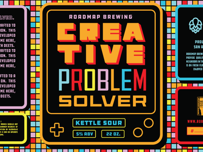 Roadmap's Kettle Sour SR 90s beer game game boy label sour special