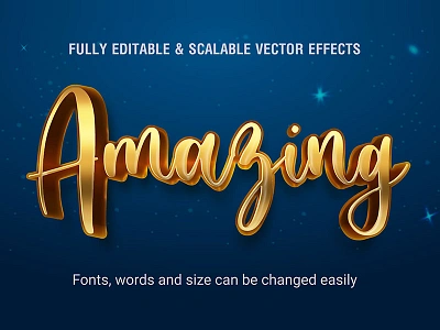 Amazing fairy tale text style Vector cartoon customise cute effects fantasy font shine star text effects typesetting typo typography