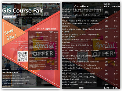 GIS Course Fair Poster September