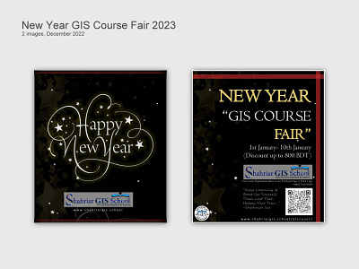 New Year GIS Course Fair 2023 2023 cartography gis happy new year happy new year 2023 new year poster gis remote sensing rs ux