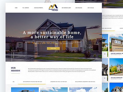 Parallax Single Page Design - Liquid Layout investment agency investment investment homepage investor website multi family real estate properties property developer real estate website