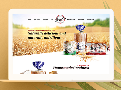 Harpers Bread Website Concepts