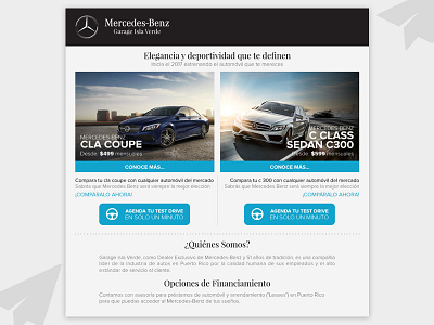 Mercedes Benz - Mailing HTML