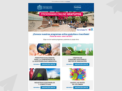 Javieriana University - Mailing HTML