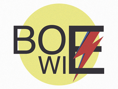 David Bowie bowie circle color david design helvetica illustrator logo minimal photoshop rock