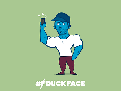 Duckface autocorrect cartoon duckface illustration selfie