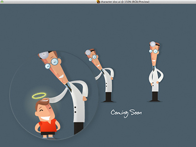 Doc Dribbble doctor illustration vector medicine web design
