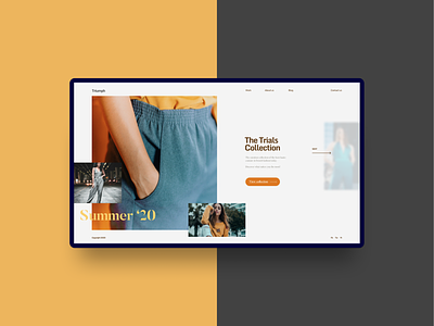 Fashion' 20 2019 design trend blog clean creative landing page design ecommerce minimal design online shop typography ui uiux ux web design