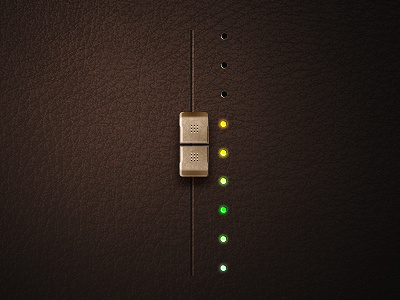 Stereo slider slider stereo leather