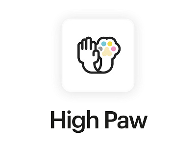 High Paw - App concept 2020 app contest design italy logo ui