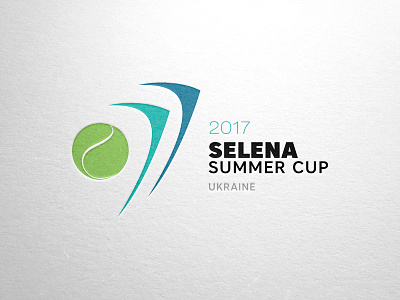 Selena Summer Cup branding concept corporate dribbble identity logo tennis tournament